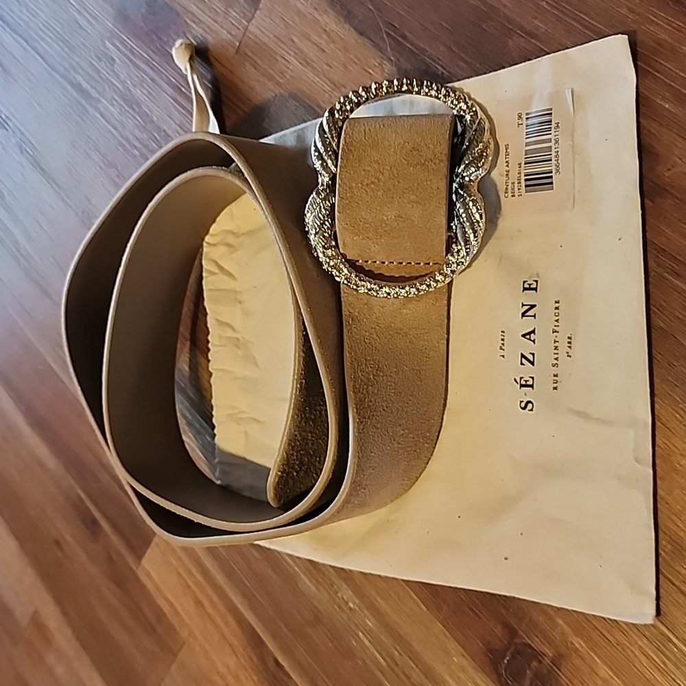 Sezane Artemis Belt Beige Size 90